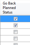 5. Go-Back  Planned Status