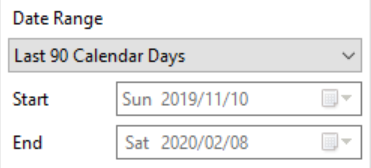 1. Setting the Date Range