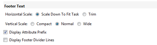 3. Configure the Bottom Label